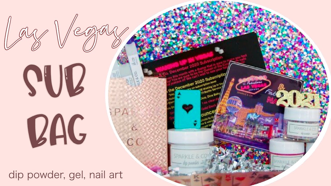 Dip Powder NAIL Sub Bag Sparkle & Co DEC Subscription Box Unboxing