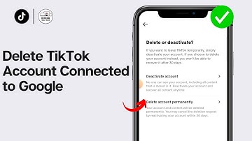 How to Delete TikTok Account Connected to Google Account 2024 (EASY)