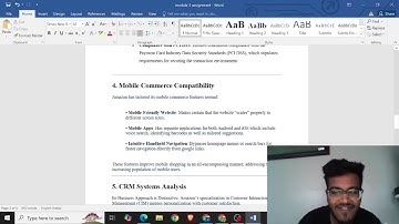 Commercial Website Analysis: Amazon
