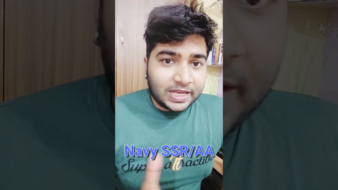 Navy SSR/AA Latest Notification 2021 
