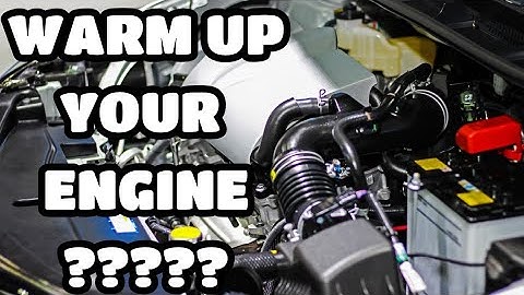 Should You Warm Up Your Engine Before Driving??? MYTH BUSTED!!!!
