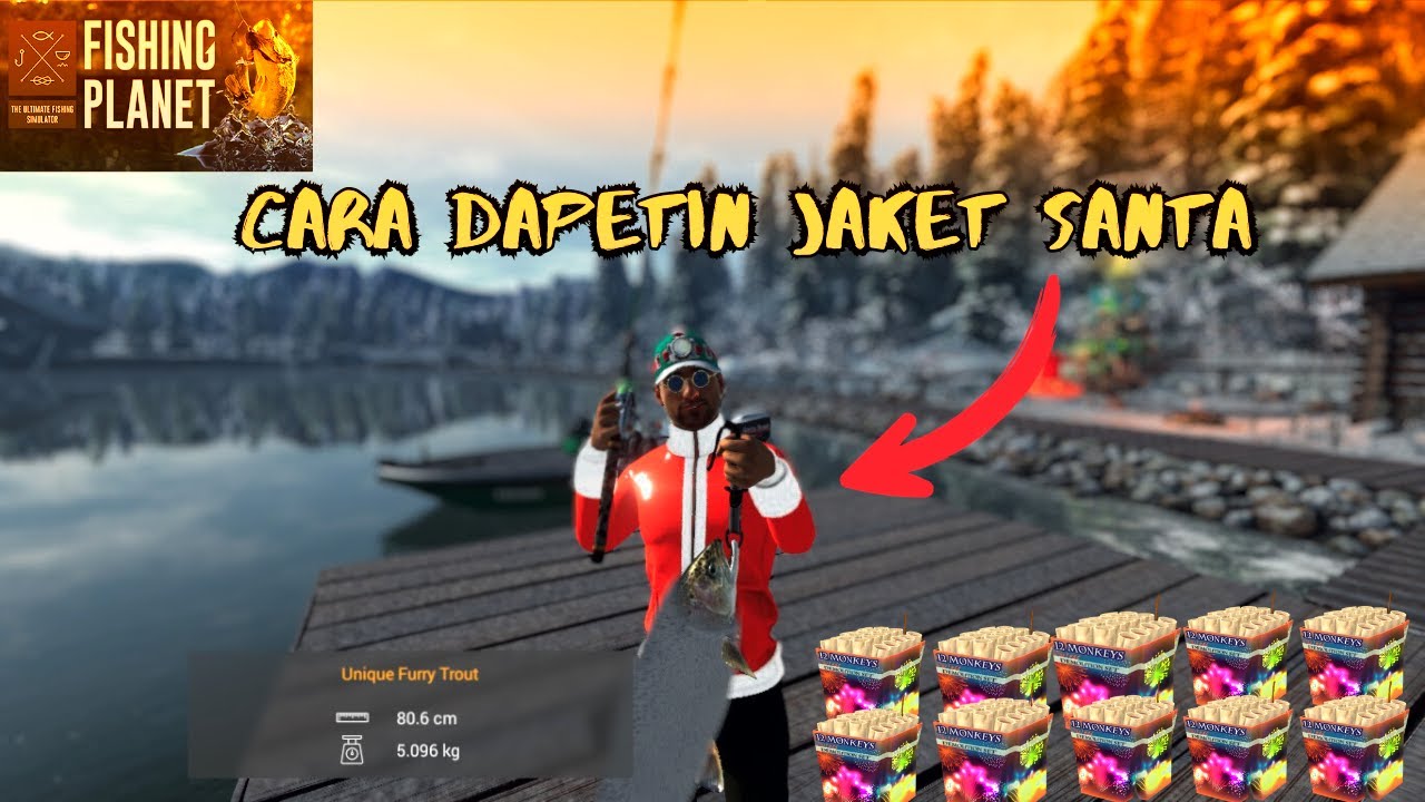 Cara Dapetin Jaket Santa Fishing Planet