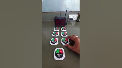 Wireless Nurse call bell system