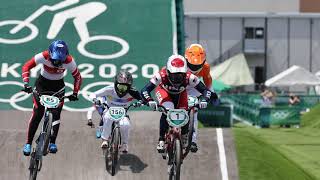 【五輪連続写真】自転車女子BMXレース