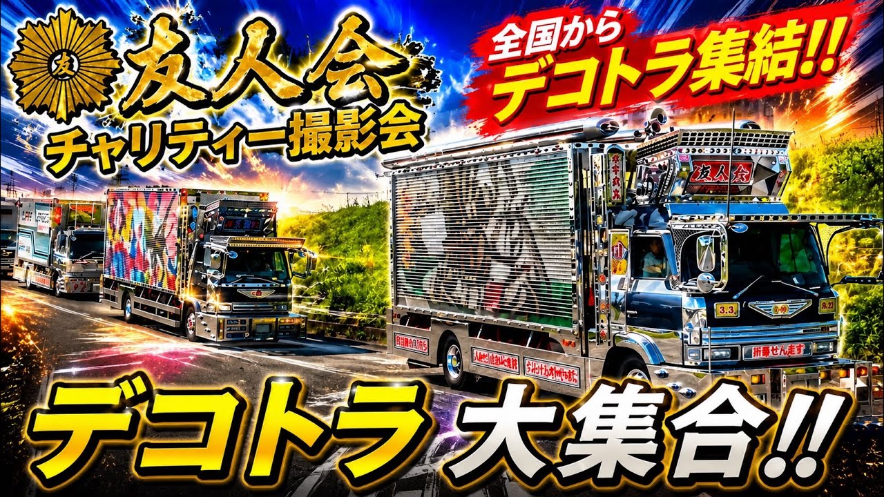 マニ割りマフラー♪デコトラ☆友人会 30周年チャリティーイベント 入場