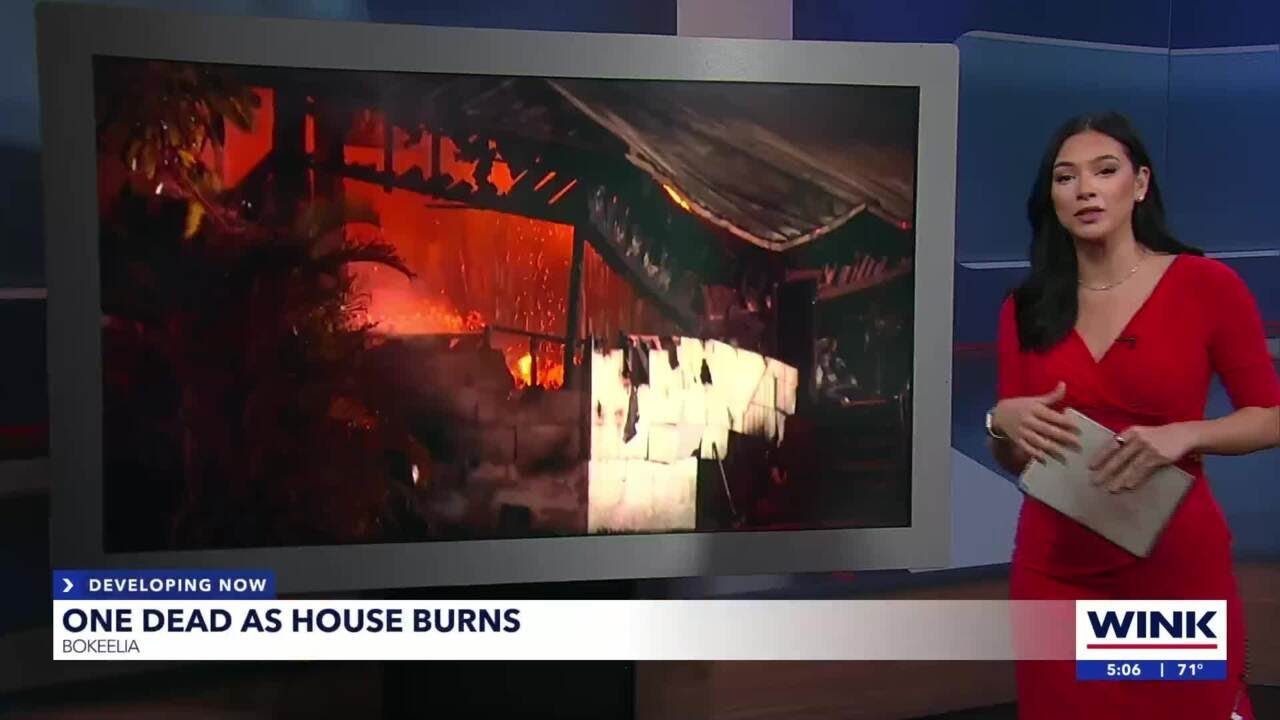 One dead after house fire in Bokeelia - YouTube