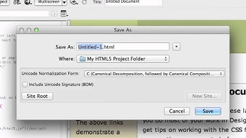 HTML5 with Adobe Dreamweaver #1: Create your HTML5 project
