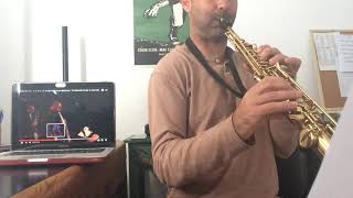 Miguel Guinea. Soprano sax Yamaha YSS 475. Struttin with some barbacue. Solo B. Marsalis