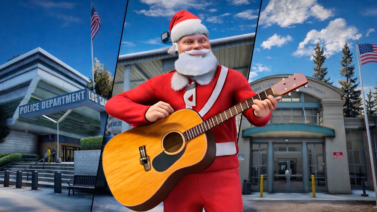 ПОЗДРАВИЛ ГОСНИКОВ С НОВЫМ ГОДОМ в ГТА 5 РП / MAJESTIC RP