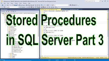 Stored Procedures in SQL Server Part 3