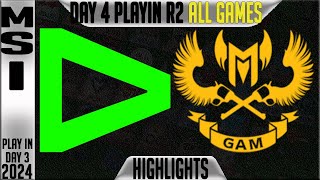 LLL vs GAM Highlights ALL GAMES | MSI 2024 Play-Ins Round 2 Day 4 | Loud vs GAM Esports screenshot 4