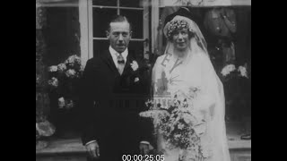 Wedding in Wales, 1920s - Film 1092151