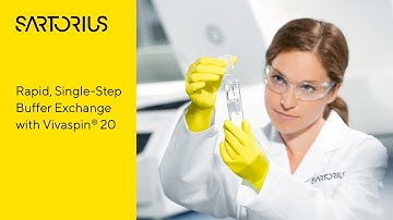 Continuous Diafiltration with Vivaspin®️ 20 Diafiltration Cups