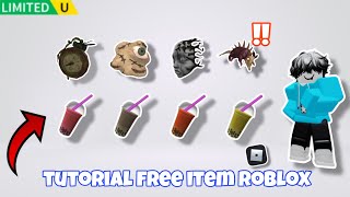 TUTORIAL FREE ITEM DI ROBLOX 2025‼️😍 || ROBLOX INDONESIA