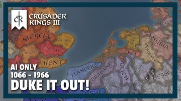 DUCHIES ONLY! | Crusader Kings 3 | 1066 | Ai Only Timelapse