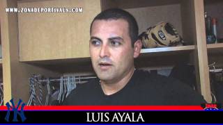 Comentarios exclusivo de Derek Jeter y Luis Ayala de los Yankees de Nueva York desde Angel Stadium