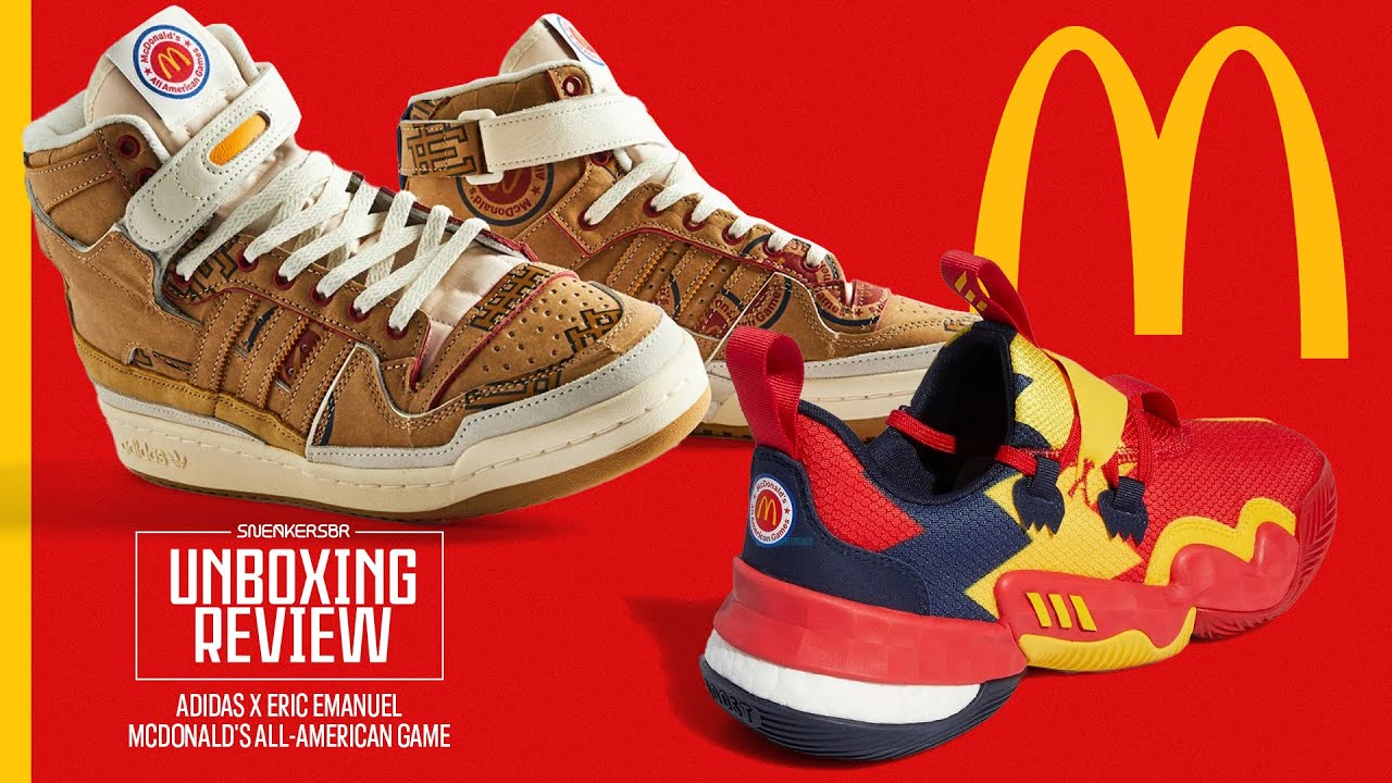 MC DONALD'S, ADIDAS E ERIC EMANUEL JUNTOS - UNBOXING+REVIEW 
