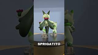 Line Evolution Sprigatito #pokemon #pokemonchannel #pokemongo #figure #pokemonfan #toys