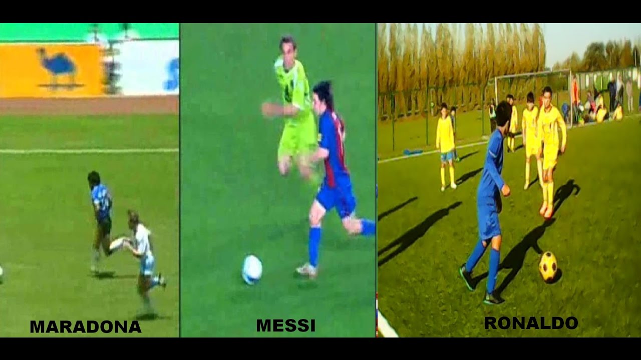 RONALDO A MARQUE LE MEME BUT DANTHOLOGIE QUE MARADONA ET MESSI