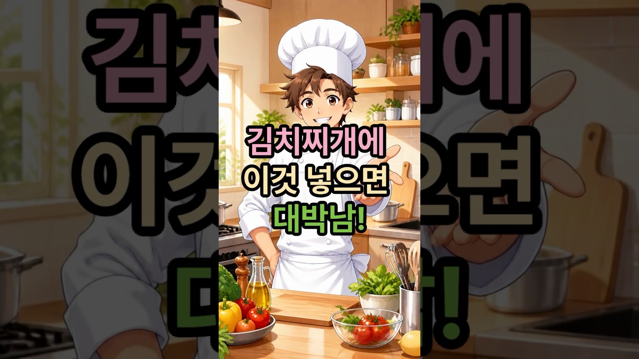 김치찌개에 이것 넣으면 대박남! 레시피 숏폼 썸네일