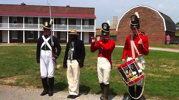 Fort McHenry Guard plays Yankee Doodle Dandee insi...