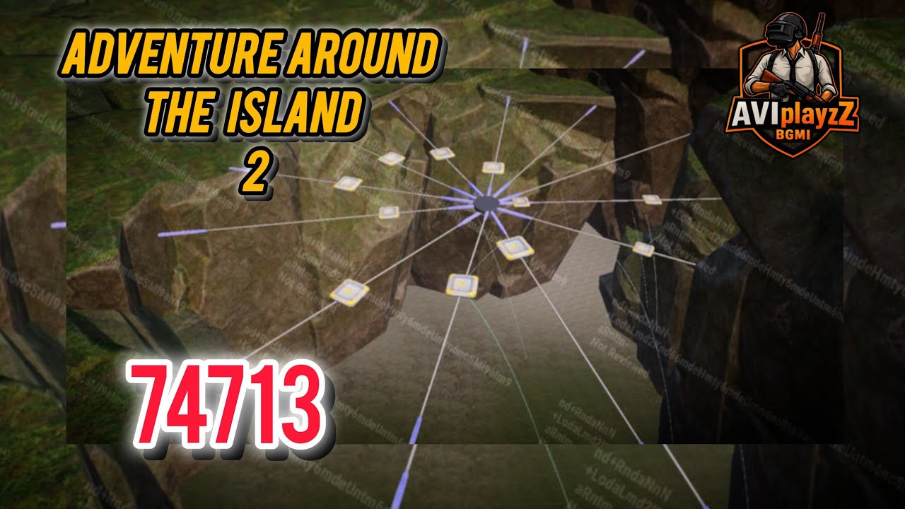 CODE -74713 ☠️ BGMI WOW MODE | Adventure Around The Island 2🌴 Full Gameplay & Secret Paths 
