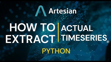 HOW TO: Extract Actual Time Series from Artesian in Python SDK