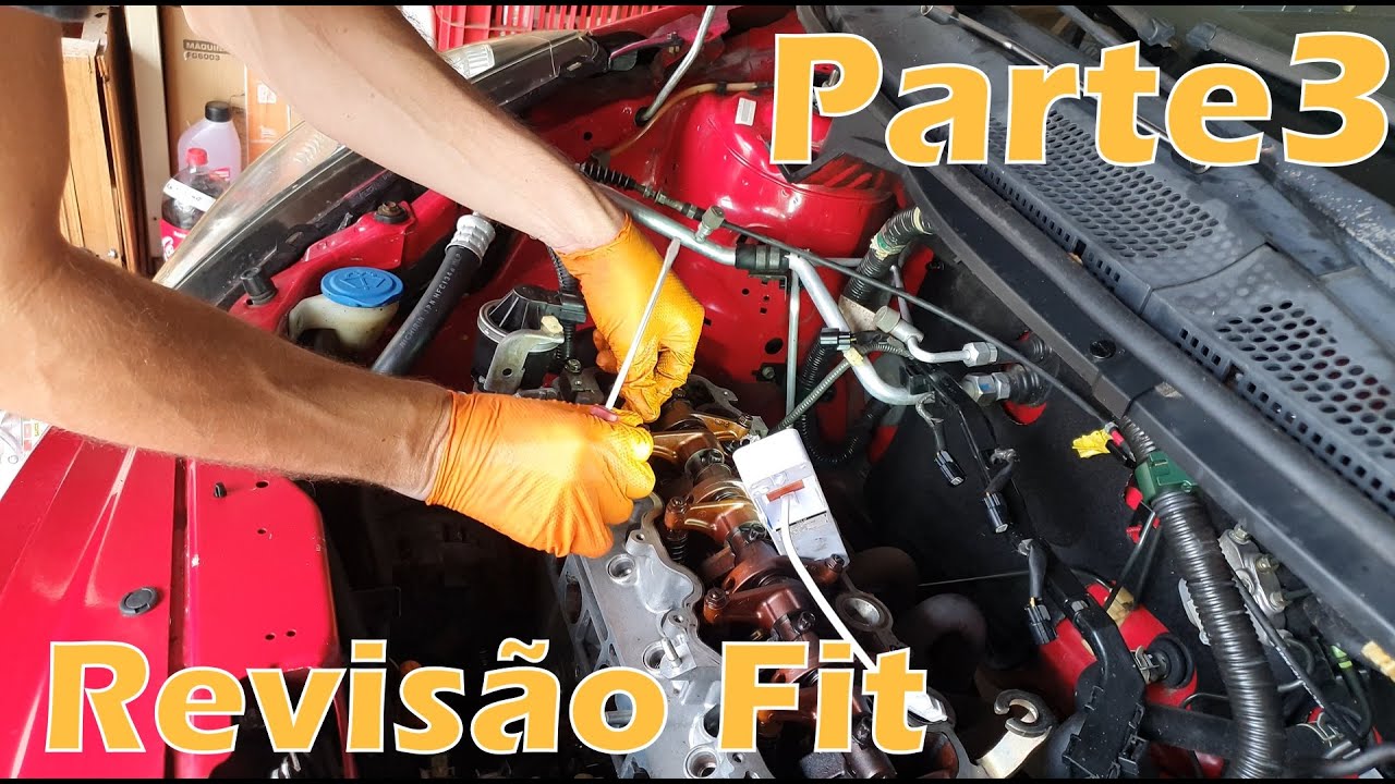Revisão Honda Fit 1.4 2004 - Regulagem de Válvulas - [4K]