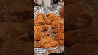 Shake n Bake chicken wings! #shorts #chicken #wings #friedchicken #food #chickenwings #crispy Shake And Bake