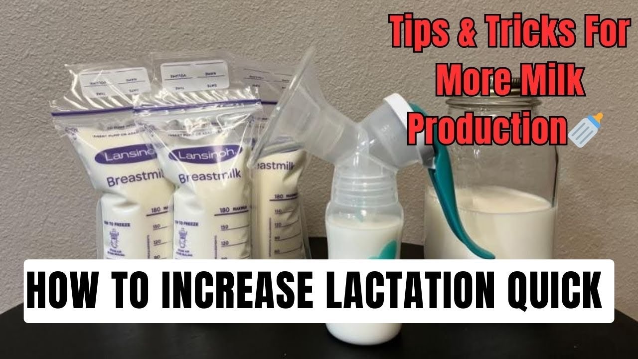 HOW TO INCREASE YOUR MILK 🍼SUPPLY FAST || Tips & Tricks for EXCLUSIVELY ...