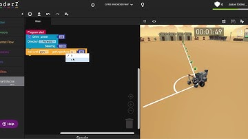 How to use the Gyro sensor in CoderZ 101