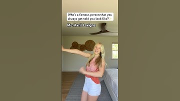 Who do you get told you look like? #shorts #shortsfeed #tiktok #adiaava #trending #avrillavigne