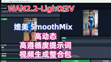 WAN2.2-LightX2V 高动态+高遵循度提示词 视频生成整合包