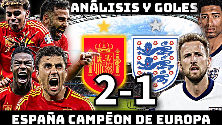 ESPAÑA VS INGLATERRA 2-1 RESUMEN | FINAL EUROCOPA 2024