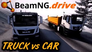 Лоб В Лоб С Фурой / Truck Vs Car Crash - Beamng.drive #3