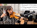 Tutorial on 5th Air Varie by Dancla: Tips on Chords, Left Hand Pizzicato + Bowing, clean technique🎻