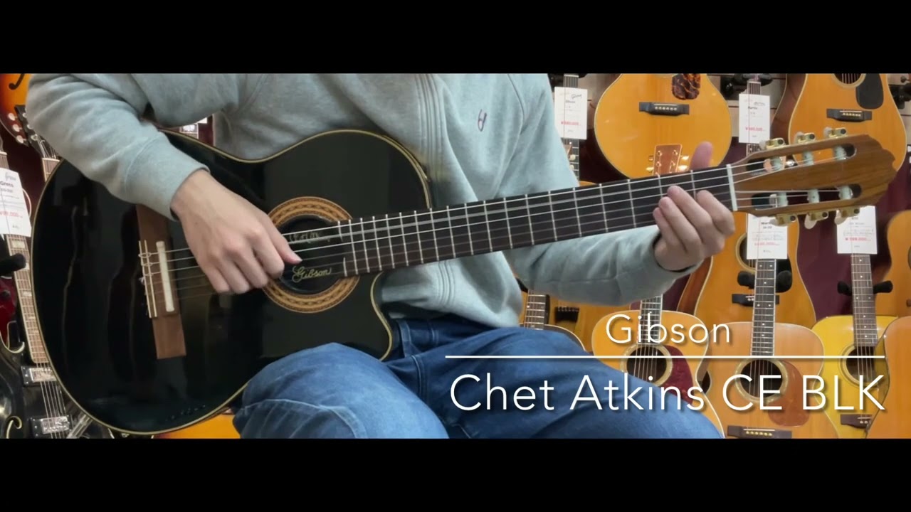 Gibson Chet Atkins CE BLK [LASGUITAR] - YouTube