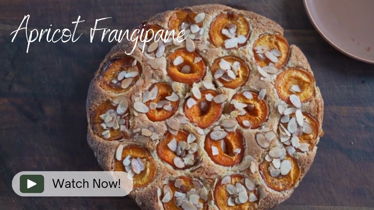 Summer Apricot Frangipane Tart | Stone Fruit Dessert | Almond Recipe