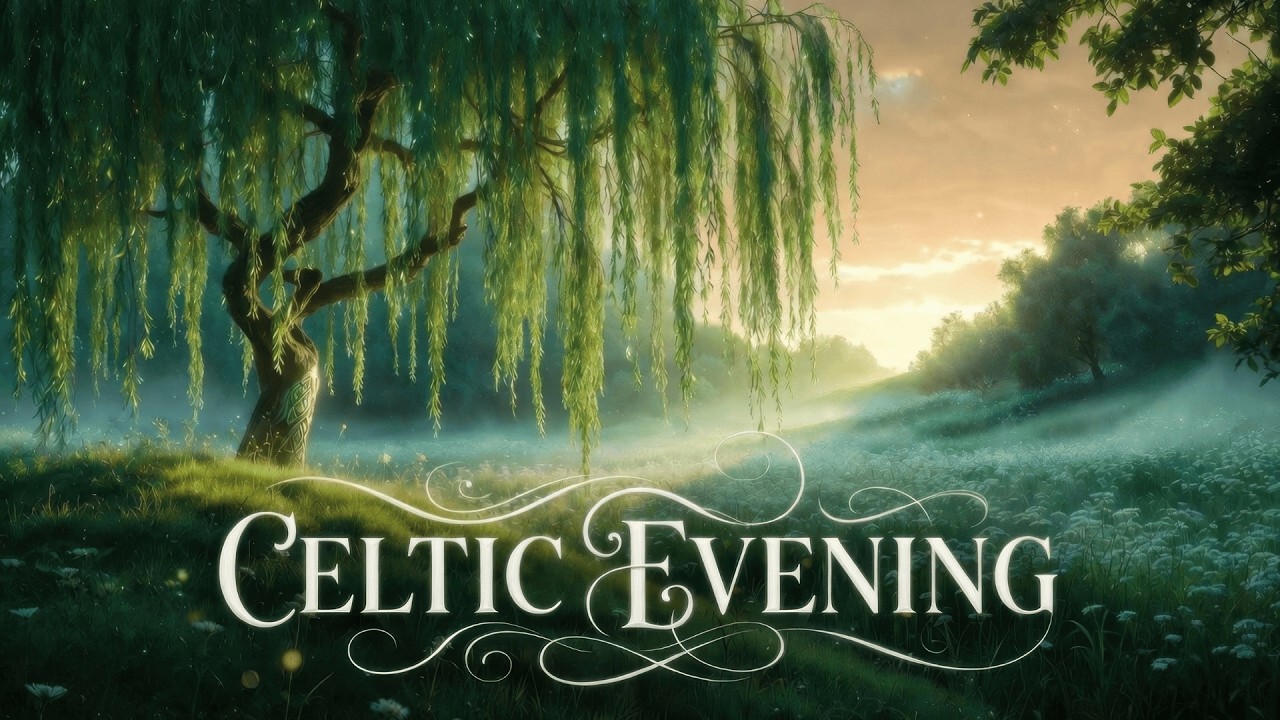 Celtic Evening | 3 Hours Celtic Sunset Ambience with Fireflies | Relaxation, Study & Sleep Music