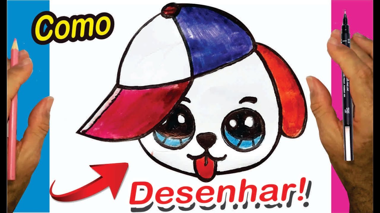 COMO DESENHAR UM CACHORRO KAWAII - YouTube