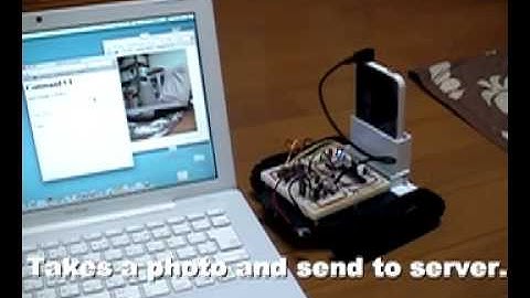 iPhone robot controlled via web site