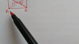 [Class 8] Construction of rectangle with 2 given diagonals