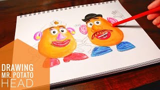 Drawing Mr Potato Head And Mrs Potato Head From Toy Story Noor Almahdi Youtube