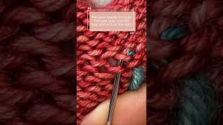 Weaving in Ends with Duplicate Stitch (60-Second Tip!)