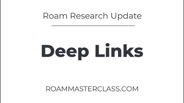 New Feature: Deep Links. Create a Desktop shortcut to any page or block.