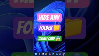 Hide Any Folder Using CMD 😱