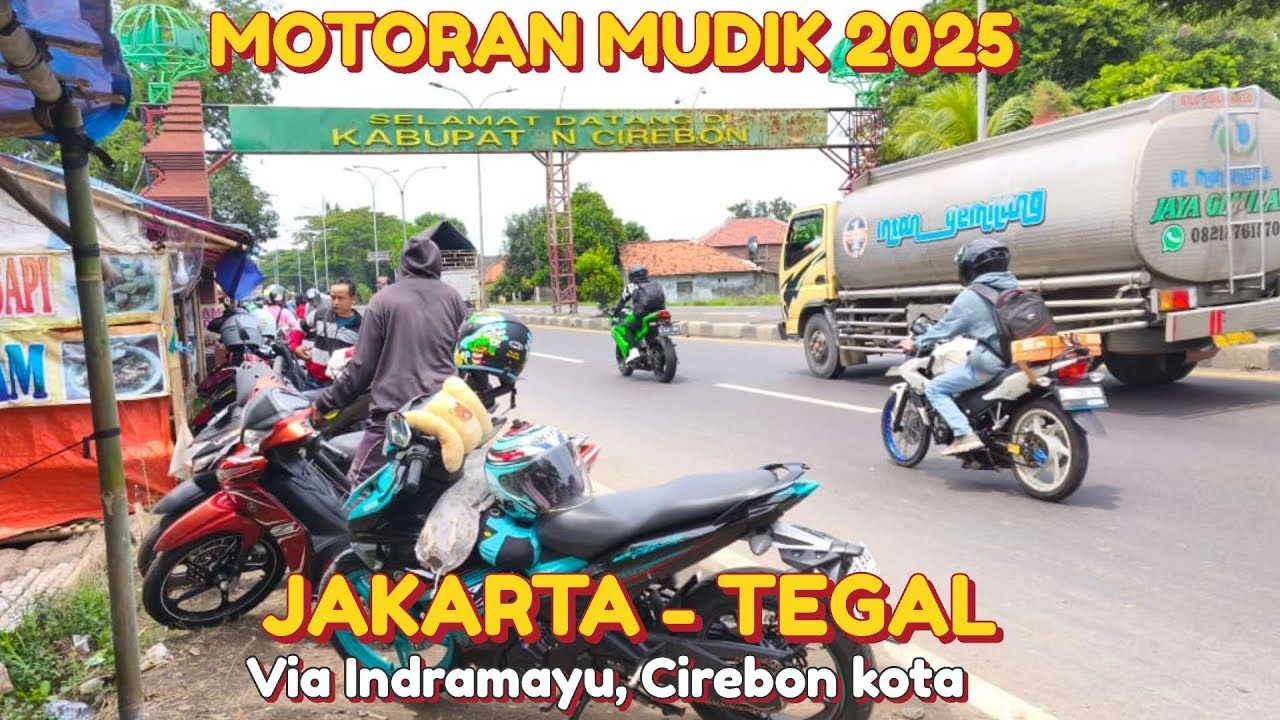Motoran Mudik 2025 Di H-3 Jakarta Tegal Via Indramayu Cirebon kota