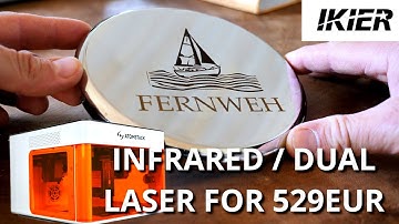iKier & Atomstack P1 Mini Laser Engraving Machine with Dual Laser