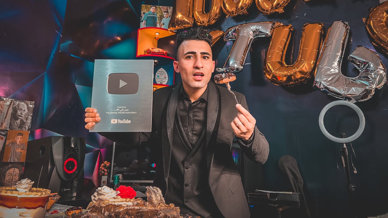 حفلة 100,000 مشترك🎉#جون علي غالب