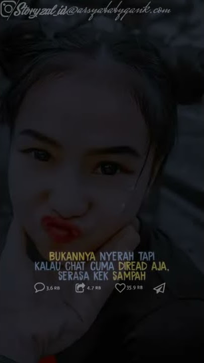 Stori wa sedih😌dia cuek bukanya menyuruh mu untuk sabar tapi sadar🙃